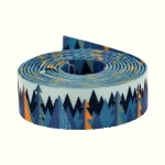 Trägerband mit Sublimationsdruck „Blue Forest“, 48 m