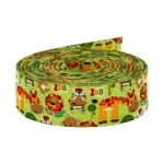 Trägerband mit Sublimationsdruck „ZOO“, 48 m