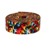 Trägerband mit Sublimationsdruck „Psychedelic Vibes“, 48 m