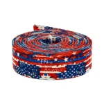 Trägerband mit Sublimationsdruck „USA Stars“, 48 m