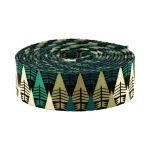 Trägerband mit Sublimationsdruck „Nordic Forest“, 48 m