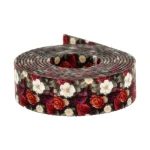 Trägerband mit Sublimationsdruck „Rose Garden“, 48 m