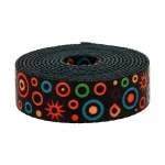 Trägerband mit Sublimationsdruck „Cosmic Circles“, 48 m