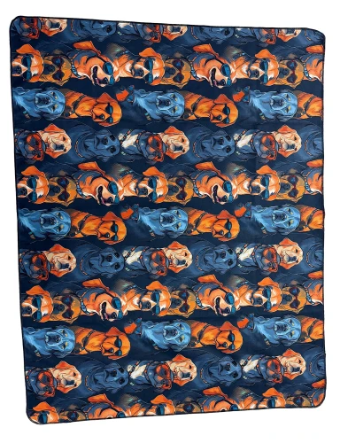 Ręcznik szybkoschnący 80 x 100 cm z MikroFibry PSY Zepnij Made in Poland