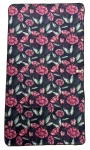 Schnelltrocknendes Mikrofaser-Handtuch 50 x 100 cm BLUMEN Zepnij Made in Poland