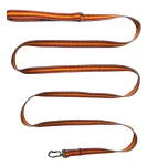 Klassische Hundeleine für Spaziergänge, 400 kg, grau-orange-rot