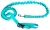 Smycz dla Psa z Amortyzatorem 380cm MIĘTA Regulowana HandsFree Made in Poland