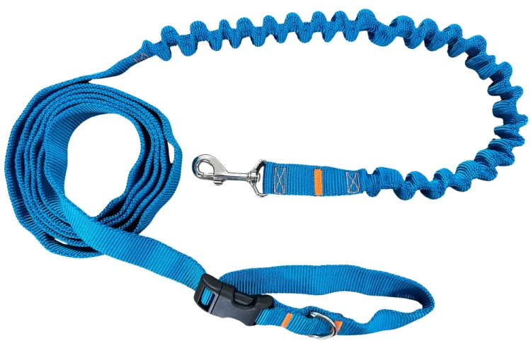 Smycz dla Psa z Amortyzatorem 380cm TURKUS Regulowana HandsFree Made in Poland