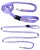 Smycz dla Psa z Amortyzatorem 380cm WRZOS Regulowana HandsFree Made in Poland