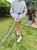 Smycz dla Psa z Amortyzatorem 380cm WRZOS Regulowana HandsFree Made in Poland