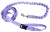 Smycz dla Psa z Amortyzatorem 380cm WRZOS Regulowana HandsFree Made in Poland