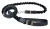 Smycz dla Psa z Amortyzatorem 380cm CZARNA Regulowana HandsFree Made in Poland