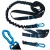 Smycz z Amortyzatorem 380cm CZARNA Regulowana Sportowa 400kg HandsFree