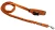 Smycz dla Psa z Amortyzatorem 280cm ORANGE Regulowana Sportowa