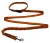 Smycz dla Psa z Amortyzatorem 380cm ORANGE Regulowana HandsFree Made in Poland