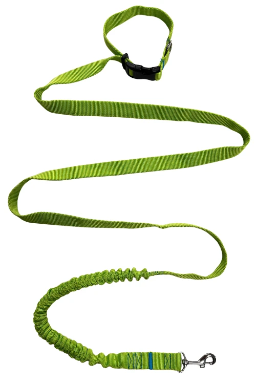 Smycz dla Psa z Amortyzatorem 380cm SELEDYN Regulowana HandsFree Made in Poland