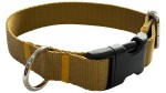 Hundehalsband 2 cm mit Schnalle, verstellbar, goldfarben, von Zepnij
