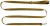Smycz dla Psa Tradycyjna 2,5 cm Złota Zepnij