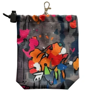 Beutel für Hundeleckerlis, 13 x 16 cm, StreetArt, mit Verschluss