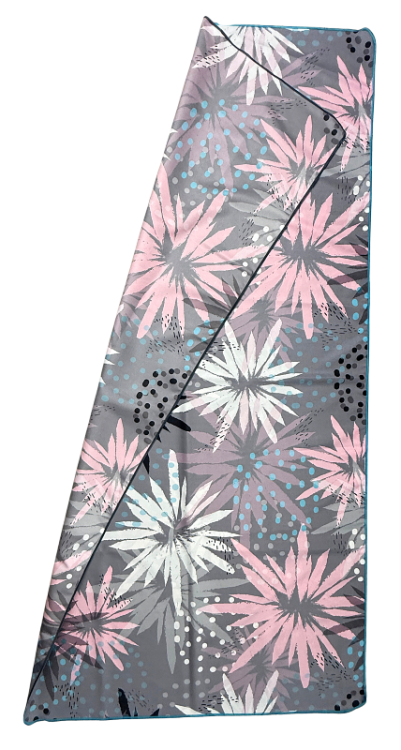 Ręcznik szybkoschnący z mikrofibry DUŻY 80×150 cm TROPIKALNA MGŁA Zepnij