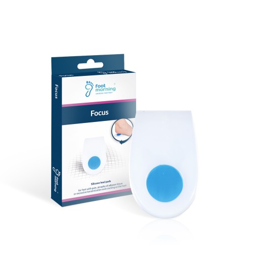 Podpiętki silikonowe FootMorning FOCUS – amortyzacja pięty, izolacja od twardego podłoża