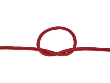 GumoSznurek Poliestrowy 3mm Czerwony 50mb