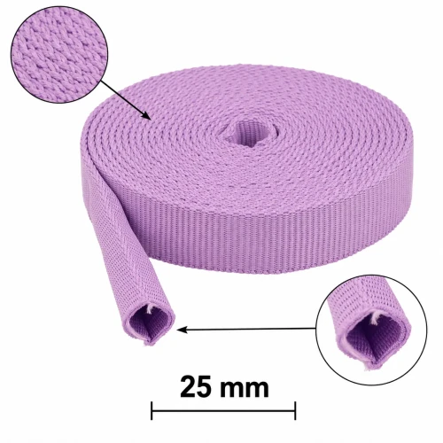 Taśma Rurowa 25mm Polipropylen Wrzos 5mb