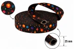 Rohrband mit „KOSMOS“-Motiv, 25 mm, Sublimationsdruck, Tunnelband