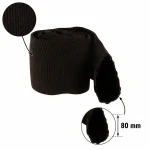 80 mm breites Tunnelband aus Polypropylen, schwarz