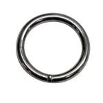 Leathercraft Ring 40/6mm Metall 5St