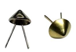 Ćwieki Pukle Nity Stożek 8,5mm DIY Złoty 10szt