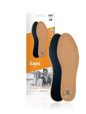 Wkładki do butów SKÓRA owcza Węgiel Aktywny