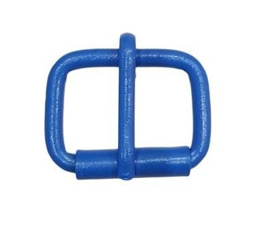 Klamra Sprzączka metalowa 25/4mm Niebieska