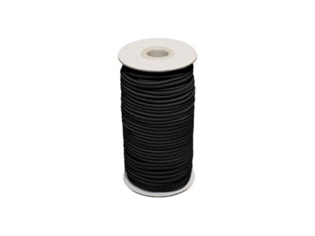 GumoSznurek fi 1 mm Guma Sznurek Czarny 100mb