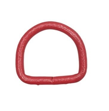 Półkółko 25/4mm Półkole kaletnicze Czerwone  OUTLET