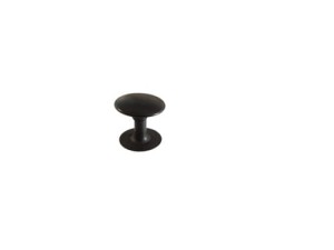 Leder-Blindniete N7 13 x 12 mm, 20 Stück, schwarz