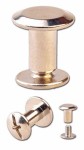 Drehniete Nieten Schraube 10mm Silber 5St