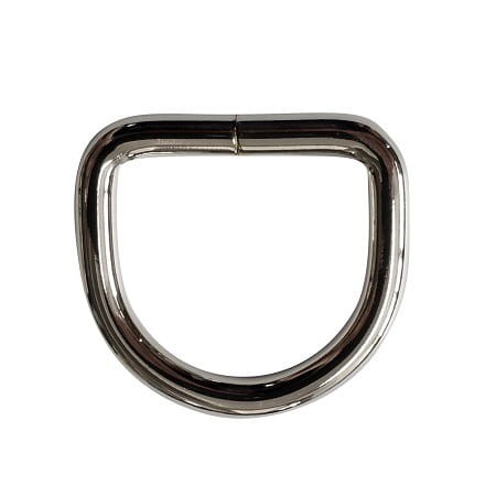 Półkole 27x25x5mm Metalowe Nikiel błysk 5szt