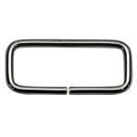 Metallrahmentülle für Lederarbeiten, 45/3 mm, 10 Stück