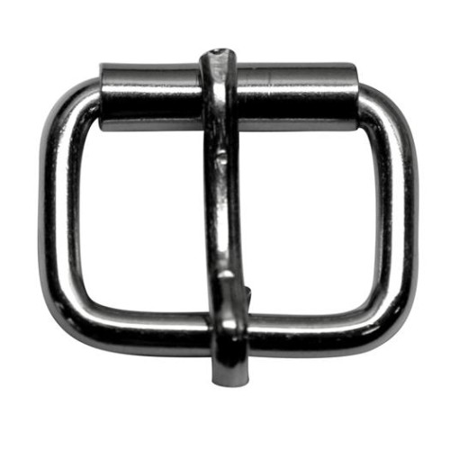 Klamra Sprzączka rymarska z rolką 30/19/4 mm Metalowa, drut 4 mm 5 szt.