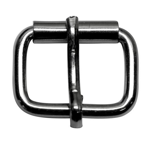 Klamra Sprzączka rymarska z rolką 30/19/4 mm Metalowa, drut 4 mm 5 szt.