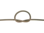 Polyester-Gummischnur 3 mm, dunkelbeige, 50 Meter