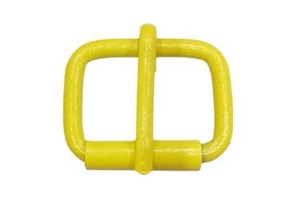 Klamra Sprzączka metalowa 25/4mm Żółta