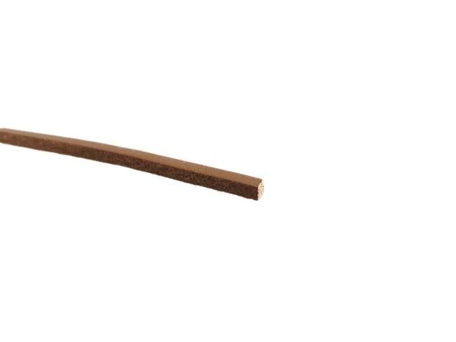 Rzemień Rzemyk 120cm Naturalny 3x2mm SKÓRA 1szt