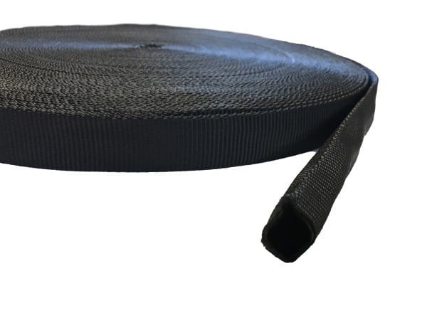 Taśma Rurowa 20mm Polipropylen Czarna 5mb