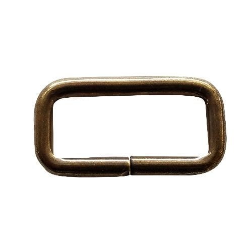 Ramka Metal Drut 4mm szer. 30mm St.Złoto 10szt