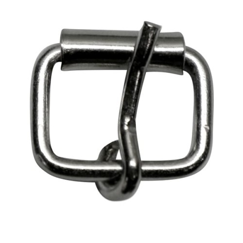 Klamra Sprzączka Rymarska z rolką 16 mm  Metalowa 10 szt