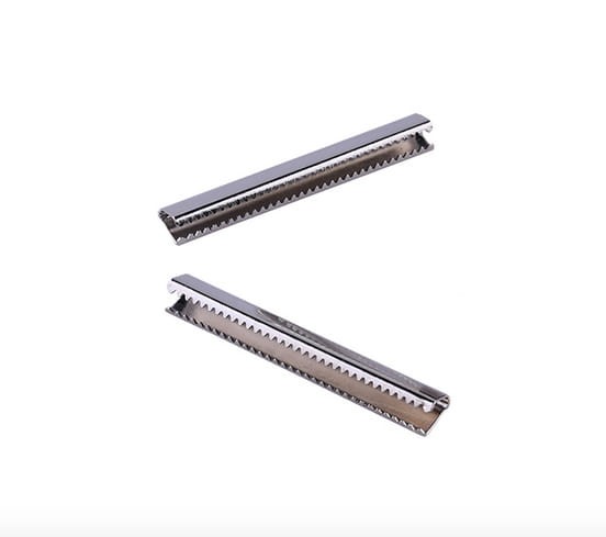 Zakończenie Taśmy 40x6mm 10szt Nierdzewne Nikiel free