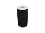Gummischnur fi 4 mm Gummischnur Schwarz 100m