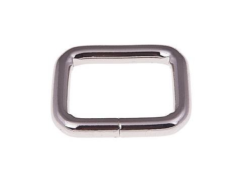 Ramka Metalowa Drut 27x20x6 NIKIEL BŁYSK 5szt